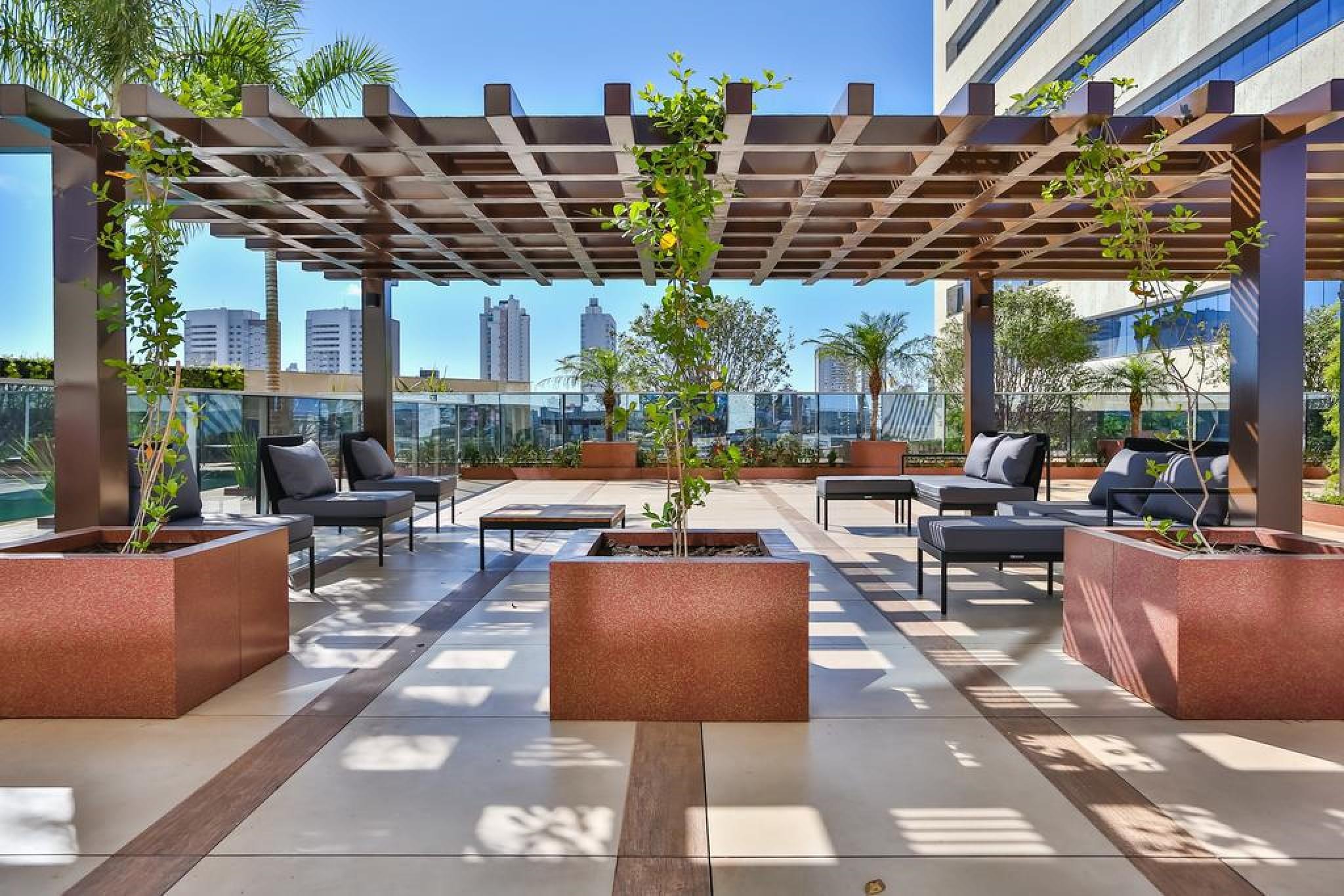 Transamerica Collection Goiania Ngoại thất bức ảnh Rooftop garden